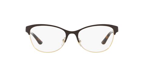 versace ve1233q eyeglasses|Versace VE 1233Q 1344 Brown Pale Gold Metal Cat.